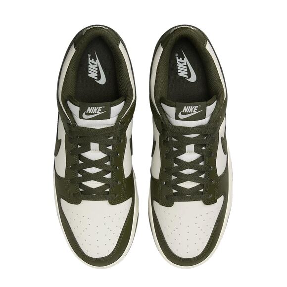 NWT Nike Dunk Low Retro in Pale Ivory + Cargo Khaki Women 9.5 - Picture 2 of 3